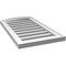 Ekena Millwork Arch Top Surface Mount PVC Gable Vent: Non-Functional, w/2"W x 1-1/2"P Brickmould Frame, 16"W x 26"H GVPAR16X2602SN - alternate 2